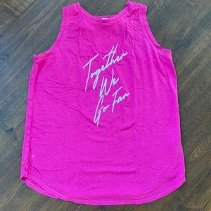 Peloton Pink Tank Top Size Medium